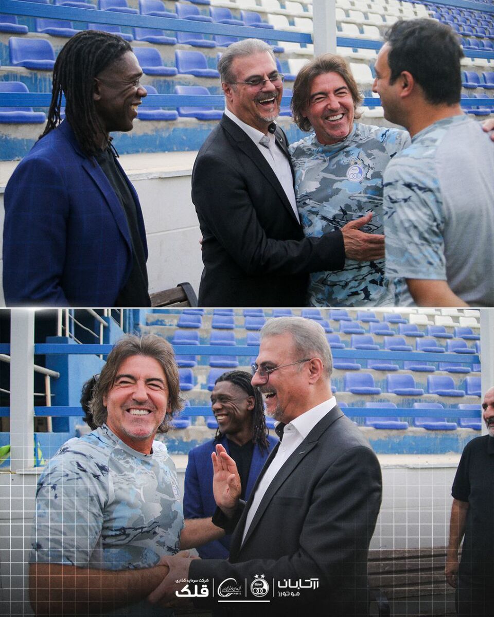 بازگشت اسطوره هلندی به استقلال/ واکنش ساپینتو ، رامین ، صحخانیزان به Sidorf +Photo