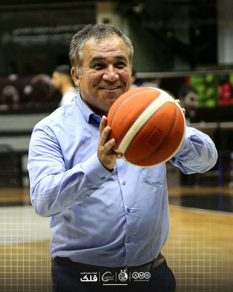 مهمان ویژه تیم بسکتبال Esteghlal +عکس
