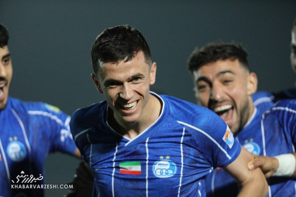 ویدیو گل اول استقلال مقابل مس/ ضربه دیدنی یاسر اسانی