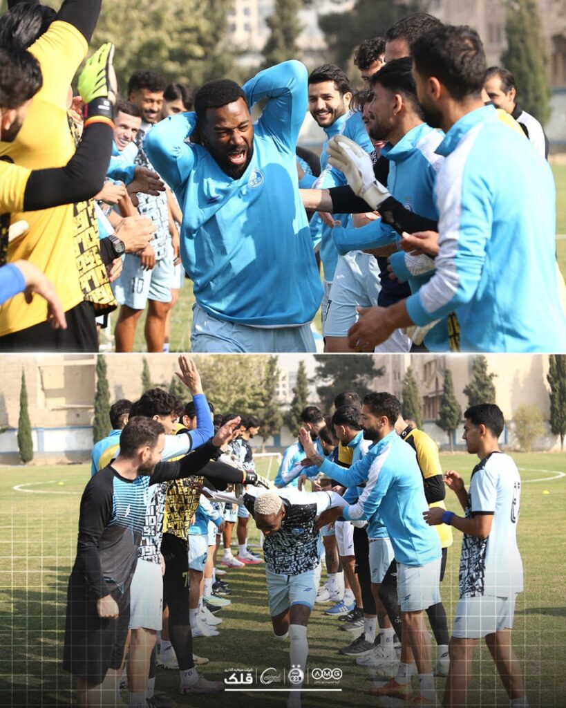 عکس دو بازیکن استقلال در تونل وحشت!