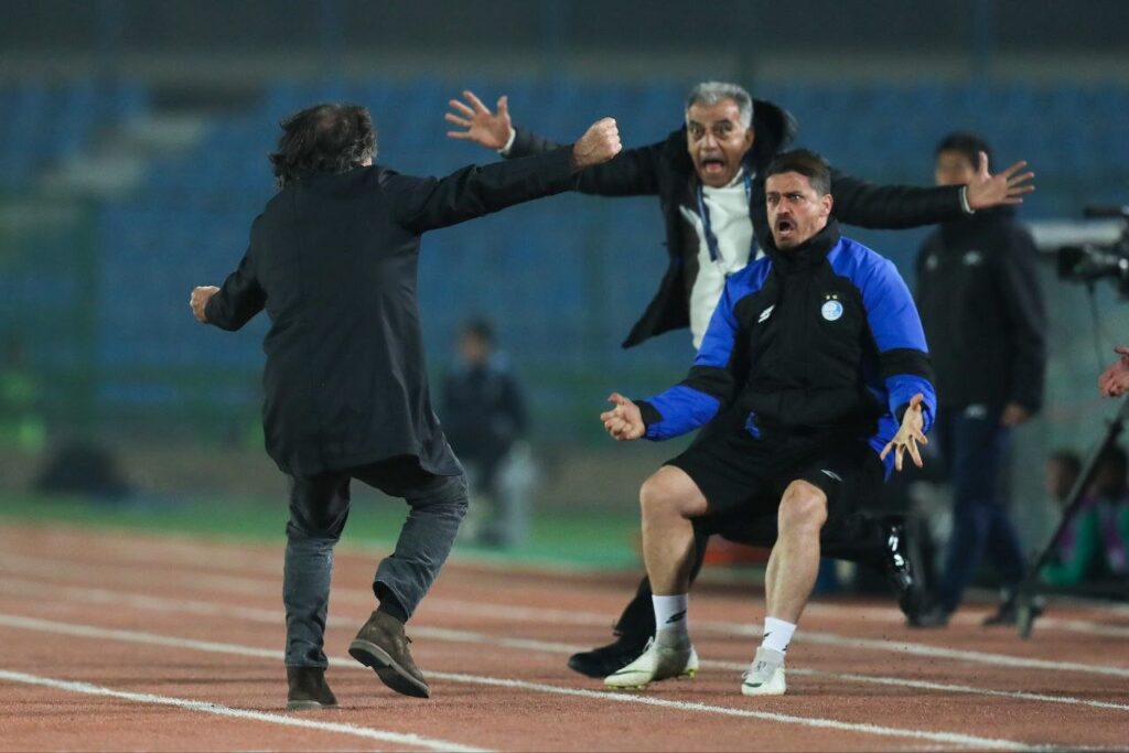 عکس انفجار وریا غفوری بعد از گل استقلال